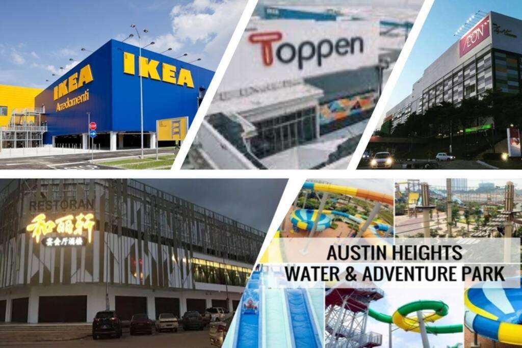 Viva Homestay @ Jb Mount Austin Ikea, Aeon, Toppen, Bubble Tea Town Джохор Бахру Екстериор снимка
